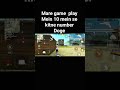 freefire Mere game play se 10 mein se kitne number Doge #battlegroundsindia #operationromeo #beerbra