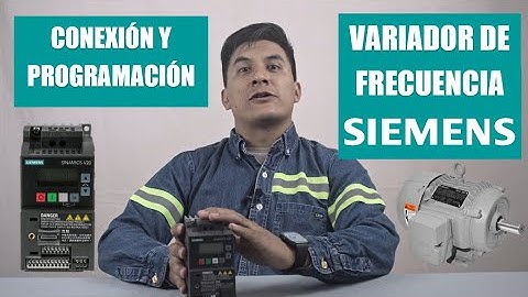 Variadores de Frecuencia SIEMENS Cómo conectar y configurar fácilmente. Programación local y remota.