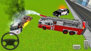 Fire Truck Rescue Simulator 3D #2 - Firefighter 911 Emergency Truck Driver - Android Gameplay screenshot 5