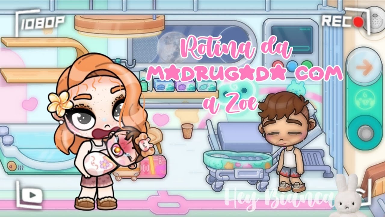 Rotina da madrugada com a Zoe *com voz* 👶🍼🌸🌺