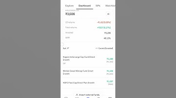 My SIP Investments: Tracking Regular Contributions #portfolio #investing #groww