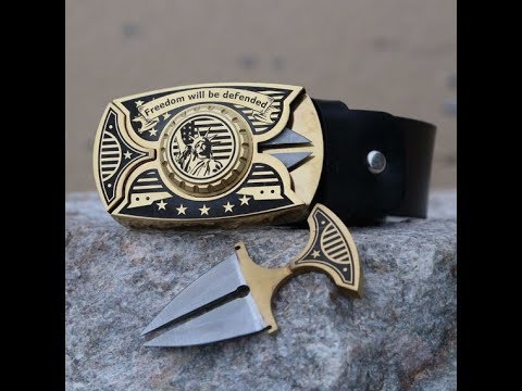 BEST BELT BUCKLE KNIFE, I Guarantee You Have Not Seen One Like This 