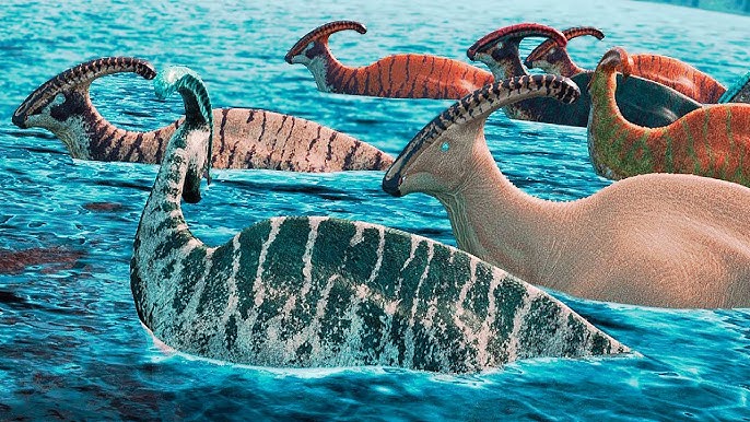 Tiranossauro Rex Azul + Adotado pelos Rex Gigantes? Lago dos Ichthy, Beasts of Bermuda