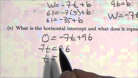 Math 10C Linear Relations Review SA#16
