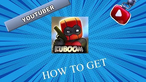 HOW TO GET YOUTUBE TITLE  + KEYCHAIN IN KUBOOM!