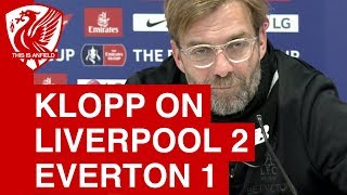 Jurgen Klopp Post-Match Press Conference | Liverpool 2-1 Everton