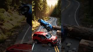 Can Any Car Beat This Speed Breaker? 🚗 #CarGames #Challenge #Shorts