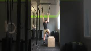 Jumping Ring Muscle up (High Box Supported) #9