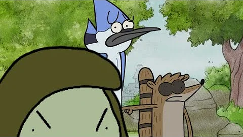 Average regular show episode part 2: Muscle man Bugaloo.