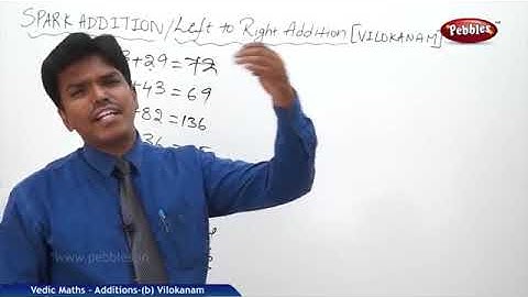 Vilokanam Part 2  Spark Addition  Speed Maths  Vedic Mathematics.