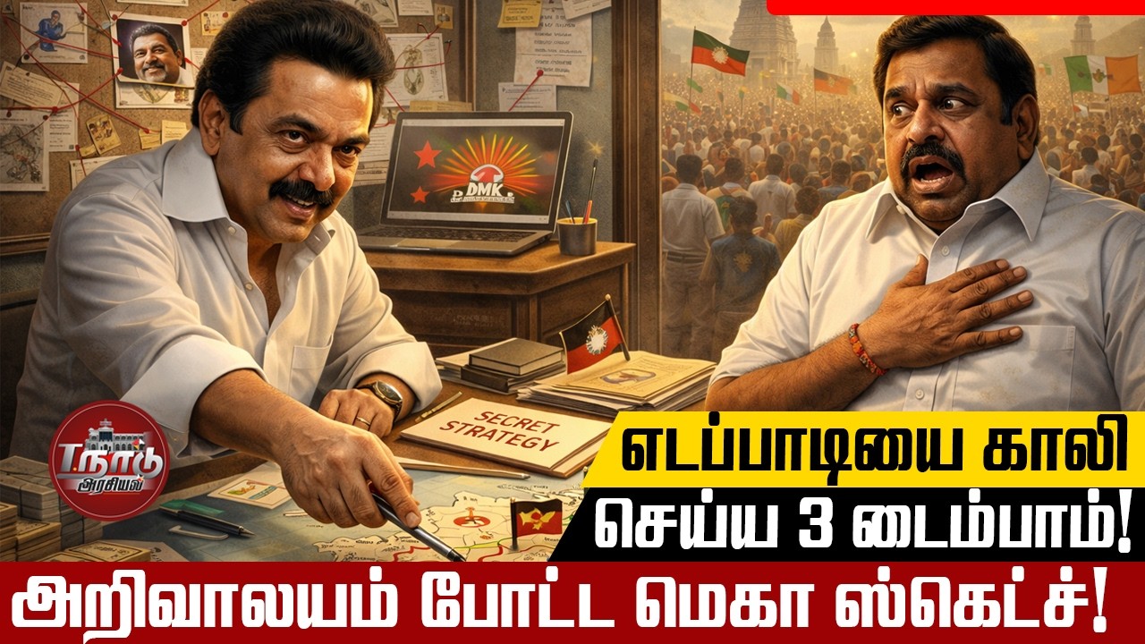 எடப்பாடியை காலி செய்ய 3 டைம்பாம்! அறிவாலயம் போட்ட மெகா ஸ்கெட்ச்! |  T Nadu Arasiyal
