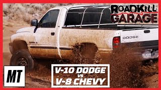 Special Order '99 V-10 Ram 2500 vs. '73 K20 Chevy! | Roadkill Garage | MotorTrend