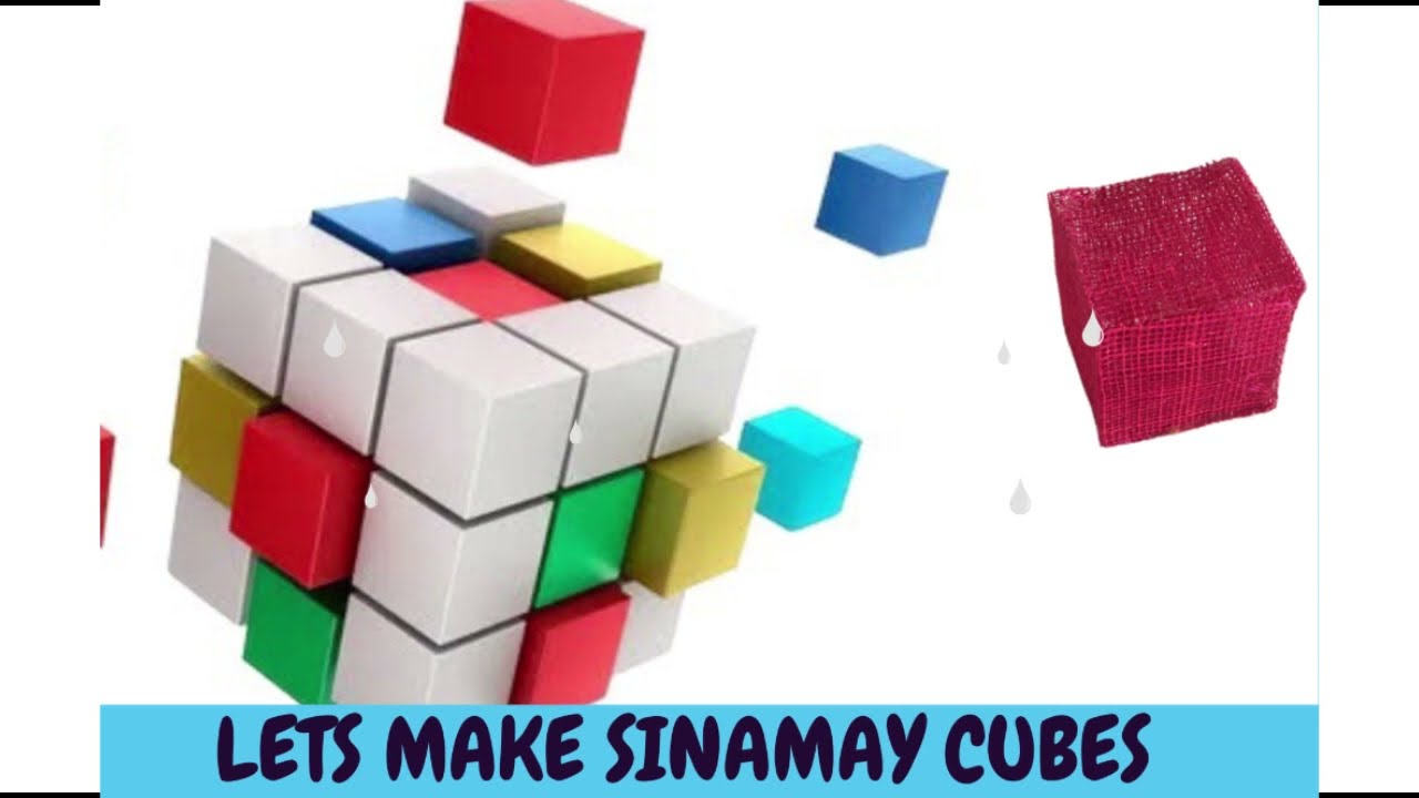 HOW TO MAKE SINAMAY CUBES FOR YOUR FASCINATORS/HATS | TIPS AND TRICKS OF SINAMAY