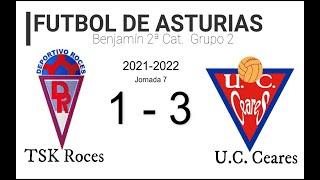 TSK Roces 1 - 3 U.C. Ceares de 2ªBenjamín-Grupo 2  (2021-2022)