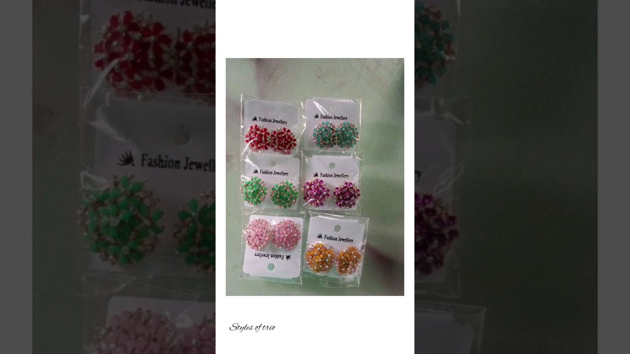 Floral studs 🌼at just Rs. 40🥳🎊