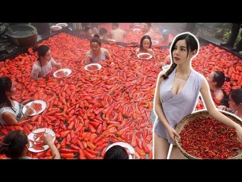 10 Cô Nàng Ăn Ớt Siêu Cay Lên Đến 100 Độ Ghen