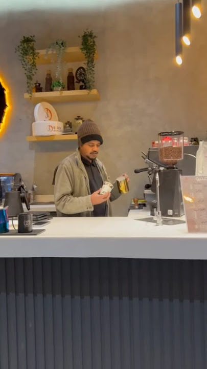 Heart Latte Art Hits Different ☕❤️ #YouTubeShorts #Viral