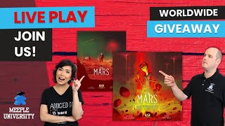 On Mars: Alien Invasion Board Game -  LIVE Playthrough & Worldwide Giveaway