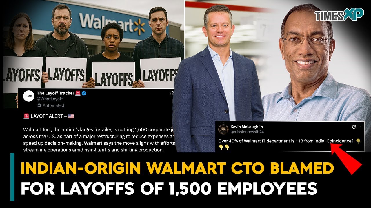 Indian Origin Walmart CTO In US Blamed for Layoffs of 1,500 Employees