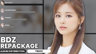 Twice - Bdz Repackage Album Distribution