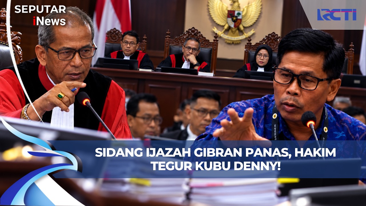 Sidang Ijazah Gibran Memanas, Hakim MK Tegur Kubu Denny… — Transcript