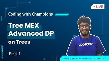 Tree MEX - Advanced DP On Trees | Part 1| Dynamic Programming On Trees | CodeChef