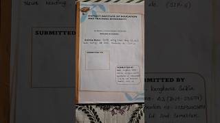 creative writing sip6 2nd semester deled internship report #trending #deled #internship