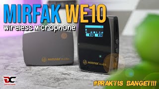Compact Wireless Microphone Mirfak WE 10 Pro Dual Transmitter System