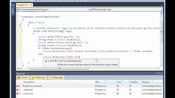 C# Hazır Metotlar Contains Metodu Kullanımı