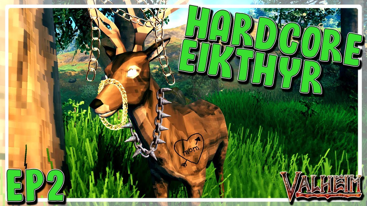 HardCore Eikthyr Battle!! | Solo Hardcore Challenge | Valheim Gameplay | Pt. 2