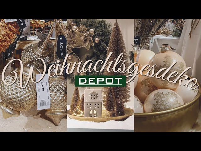 DEPOT CHRISTMAS DECORATION SHOPPING🎄 The most beautiful CHRISTMAS TRENDS - DEPOT HAUL
