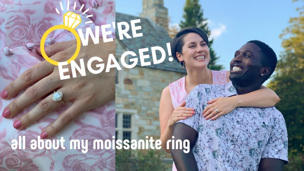 My Moissanite Engagement Ring: ALL the Details! | Ken & Dana Design Review