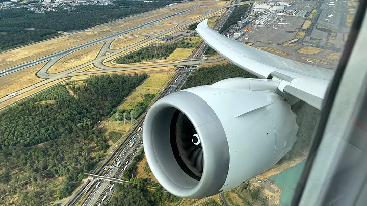 Lufthansa Boeing 787-9 Dreamliner Wet Roaring Takeoff from Frankfurt am Main | FRA-YUL