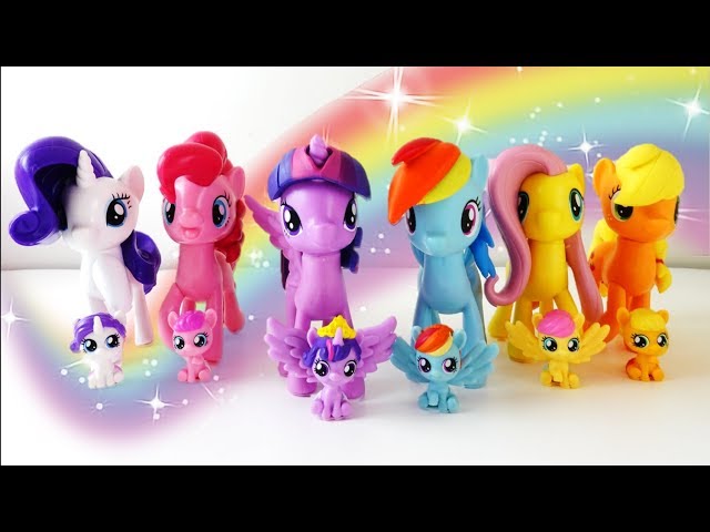  My Little Pony Toys Meet The Mane 6 Ponies Collection