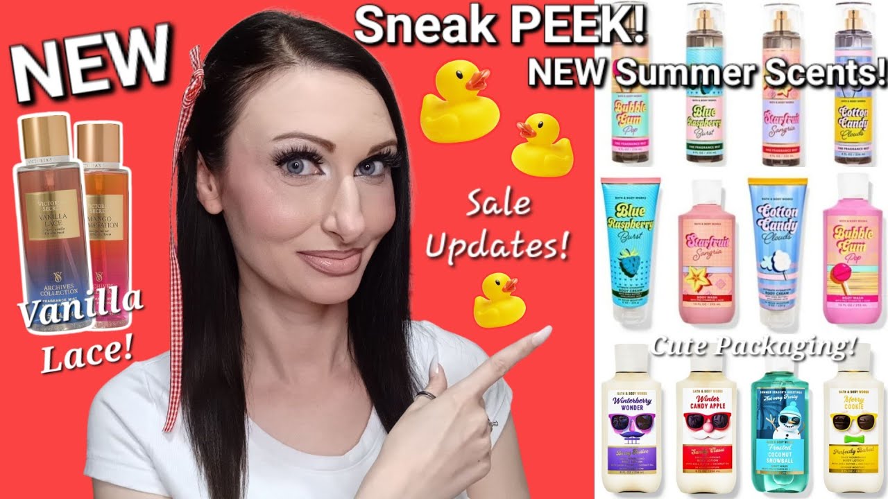 Sneak PEEK😍 New PACKAGING for Summer Scents!🌞 | SALE Updates | Bath & Body Works, Victoria's Secret