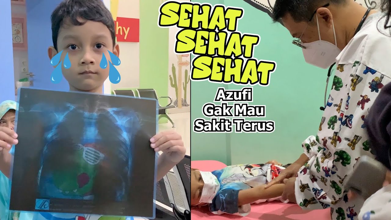 Azufi ke Dokter Lagi Buat Periksa Hasil Tes Mantoux ! Azufi Pengen Sehat Gak Mau Sakit Lagi