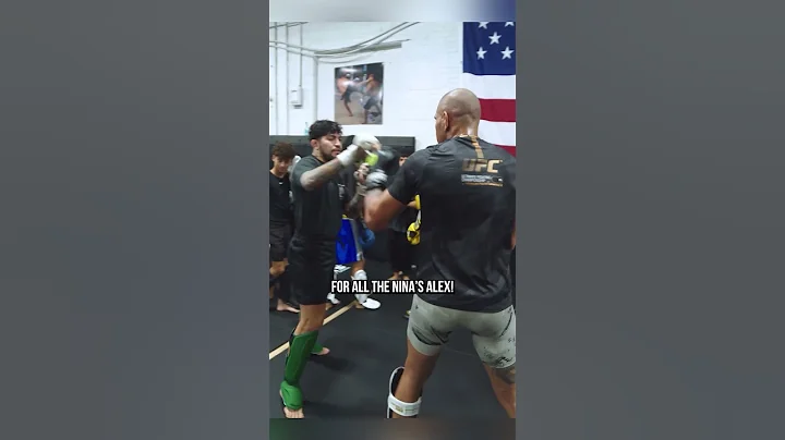 Alex Pereira defends Nina Drama from sparring Dillon Danis LOL #shorts #ufc #mma