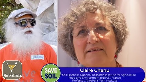Claire Chenu  Senior Soil Scientist at INRAE supports  SaveSoil