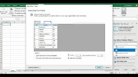 Importando registros desde MySQL hacia Excel | Instalar MySQL for Excel