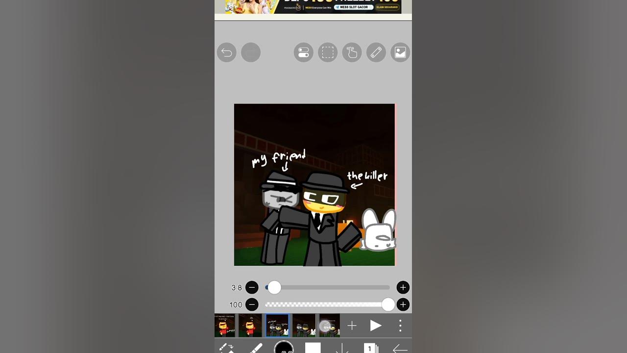 Good luck my friend chancey :/  double fedora? #forsaken #ibispaint #lockjaw #music  id:.my brain :)