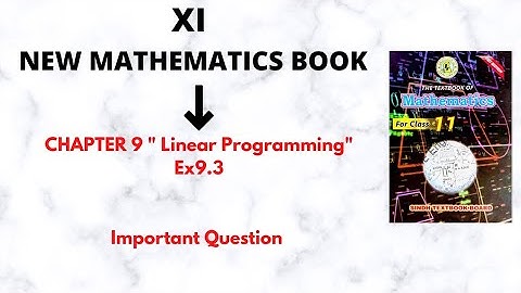 Chapter-9 "Linear Programming"Questions -1 XI-MATHEMATICS #Chapter9 #linearprogramming #karachiboard