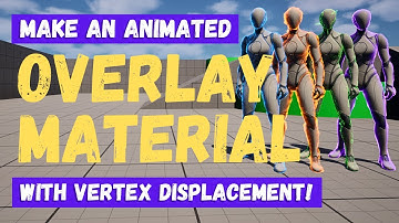 How To Create An Animated Overlay Material - Unreal Engine 5 Materials Tutorial