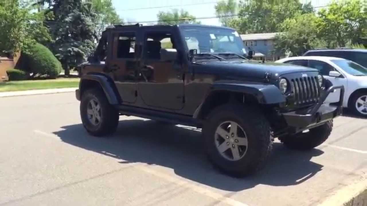 All Black Custom Jeep Interior The Venom Jk Jeep Wrangler