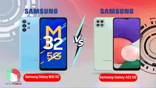 Samsung Galaxy A22 5G vs Samsung Galaxy M32 5Gfull Comparison ||  #infomobile