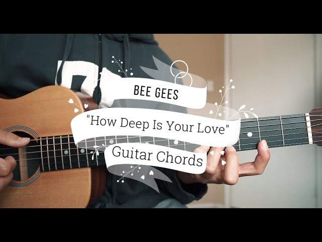 Bee Gees - How Deep Is Your Love - Cifra Club (Impressão)