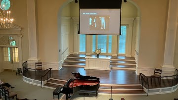 Adam W. Sadberry - Musical Journalism Lecture-Recital at Wesleyan College