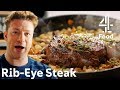 Cooking an UNREAL Rib-Eye Steak in Just 30 MINUTES?! | Jamie's Quick & Easy Food