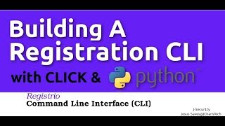 Building A Registration CLI with Python and CLICK screenshot 5