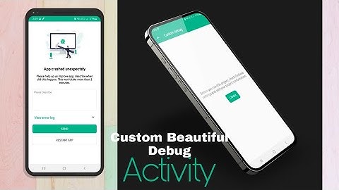 Custom debug Activity in Sketchware - example project download