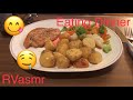 ASMR - Eating Dinner Chewing Sounds